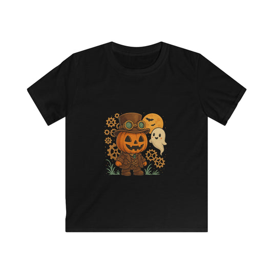 Kids Halloween Tee, Pumpkin Costume T-Shirt, Cute Ghost Shirt, Fall Kids Apparel, Trick or Treat Clothing