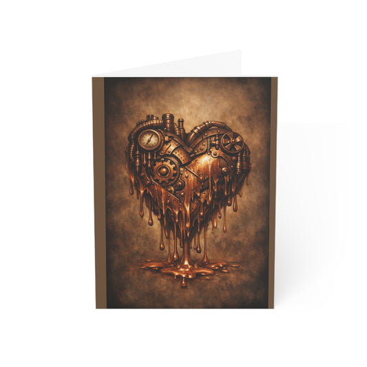 Romantic Steampunk Valentine's Card — My Heart Melts For You