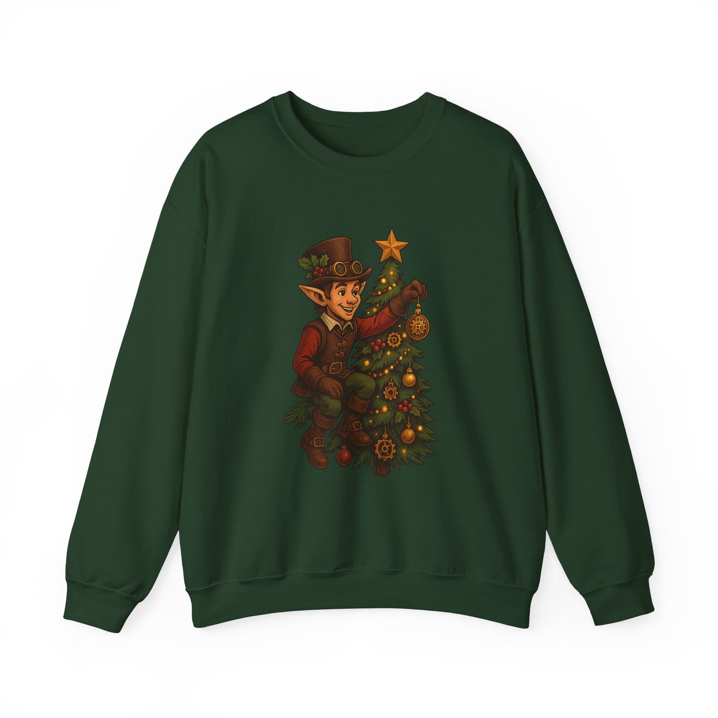 Whimsical Elf Christmas Sweatshirt | Holiday Gift, Festive Apparel, Cozy Crewneck, Christmas Sweater, Holiday Vibes