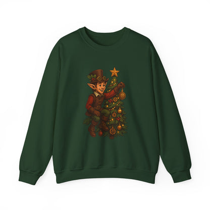 Whimsical Elf Christmas Sweatshirt | Holiday Gift, Festive Apparel, Cozy Crewneck, Christmas Sweater, Holiday Vibes