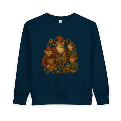 Cozy Santa Elf Toddler Sweatshirt, Cute Kids Pullover, Christmas Gift, Holiday Apparel, Preschool Shirt, Winter Fashion