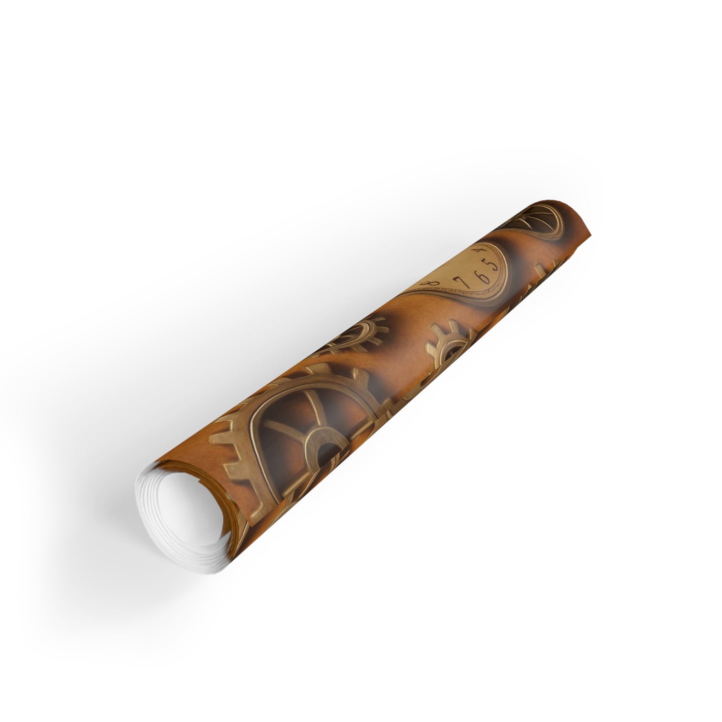 Steampunk-Themed Gift Wrapping Paper Roll, Vintage Mechanical Design for All Occasions, Birthday, Holiday, DIY Crafts, Unique Gift Wrap