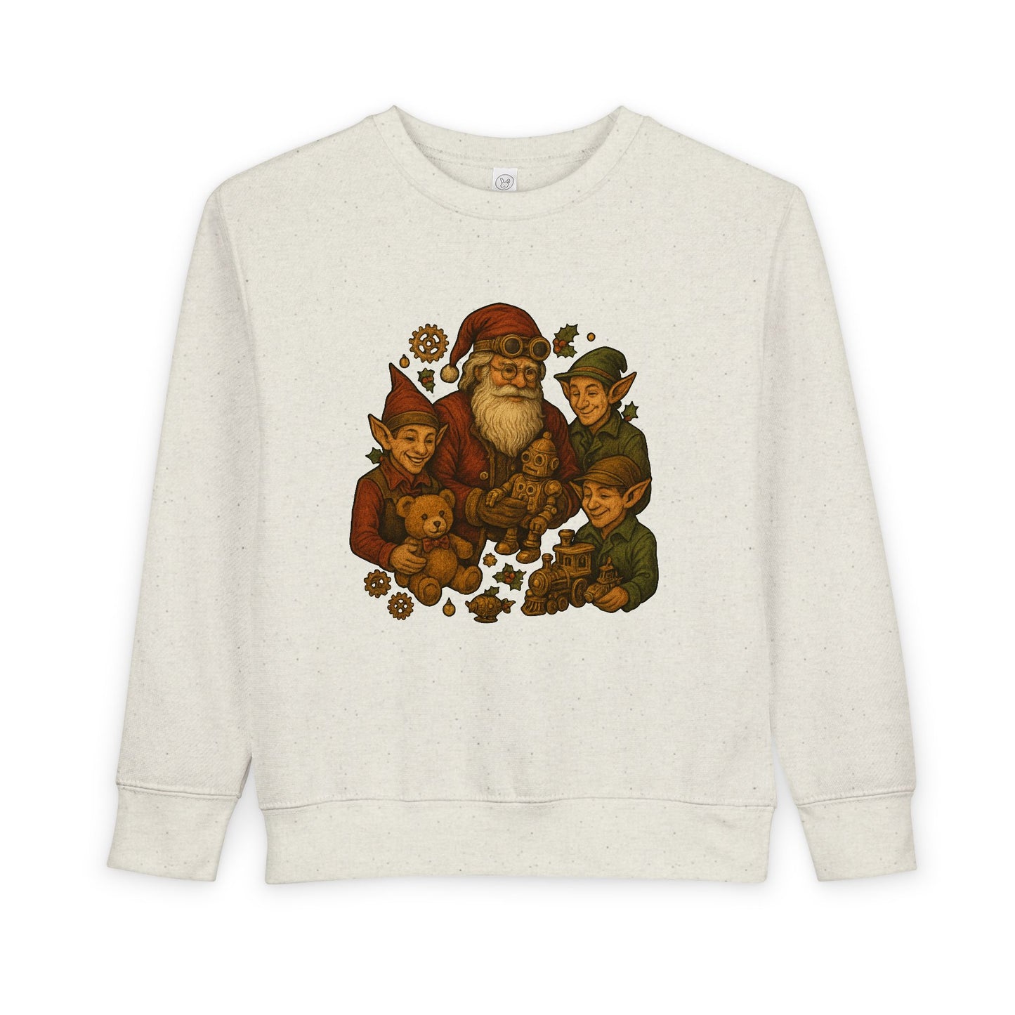Cozy Santa Elf Toddler Sweatshirt, Cute Kids Pullover, Christmas Gift, Holiday Apparel, Preschool Shirt, Winter Fashion