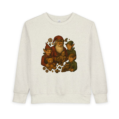 Cozy Santa Elf Toddler Sweatshirt, Cute Kids Pullover, Christmas Gift, Holiday Apparel, Preschool Shirt, Winter Fashion