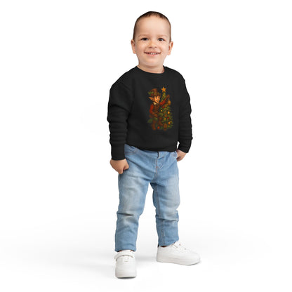Christmas Elf Toddler Sweatshirt, Cozy Holiday Apparel, Kids Gift, Cute Christmas Sweater, Festive Toddler Clothing, Winter Holiday Outfit