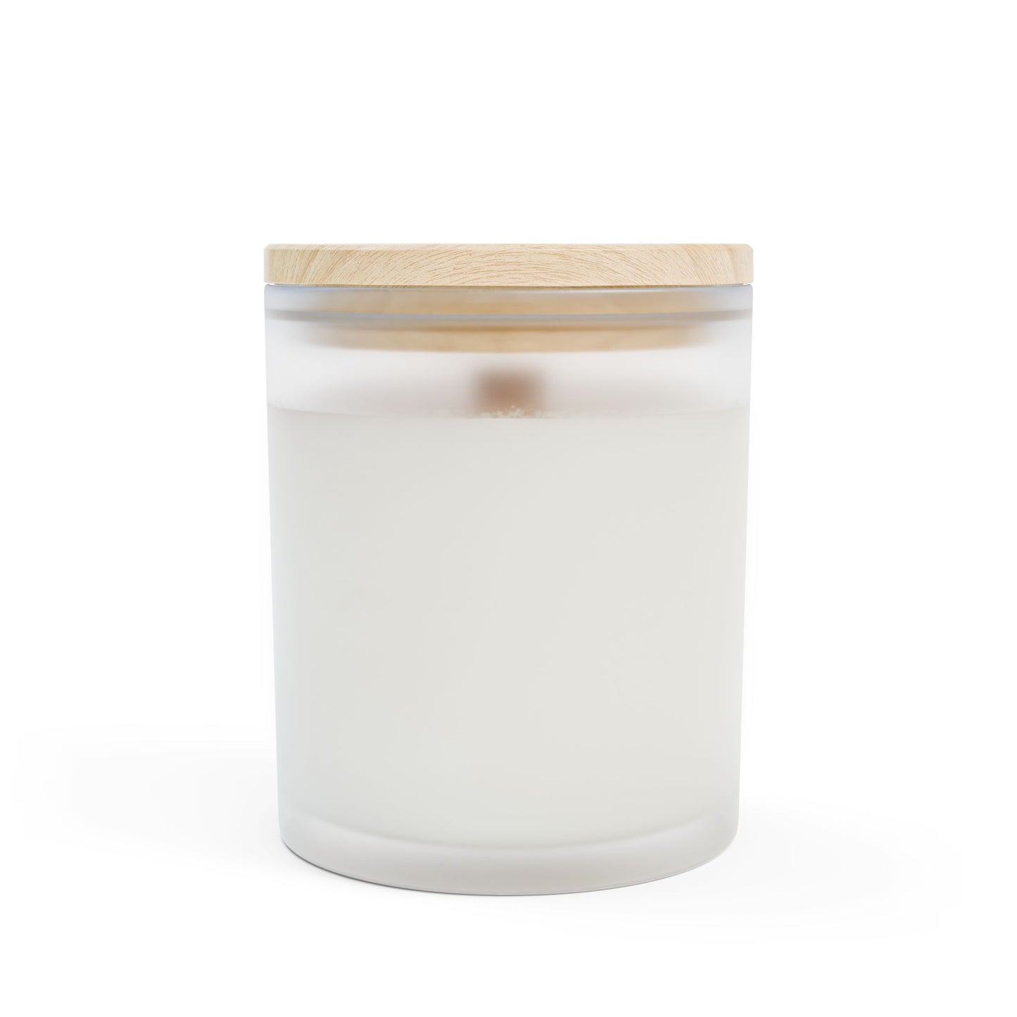 Steampunk Rose Gold Heart Frosted Glass Candle — Romantic 11oz Scented Gift