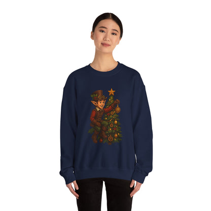 Whimsical Elf Christmas Sweatshirt | Holiday Gift, Festive Apparel, Cozy Crewneck, Christmas Sweater, Holiday Vibes