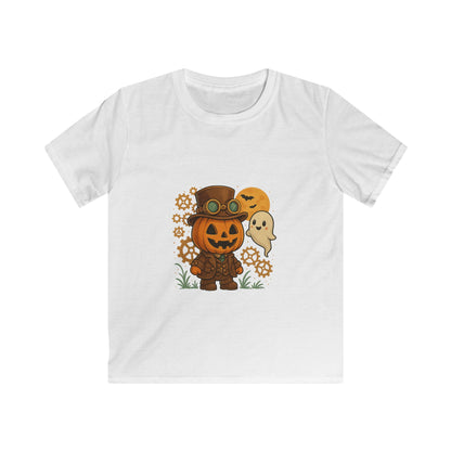 Kids Halloween Tee, Pumpkin Costume T-Shirt, Cute Ghost Shirt, Fall Kids Apparel, Trick or Treat Clothing