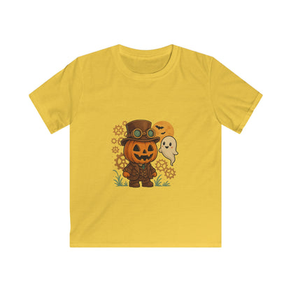 Kids Halloween Tee, Pumpkin Costume T-Shirt, Cute Ghost Shirt, Fall Kids Apparel, Trick or Treat Clothing