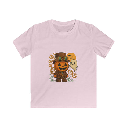 Kids Halloween Tee, Pumpkin Costume T-Shirt, Cute Ghost Shirt, Fall Kids Apparel, Trick or Treat Clothing
