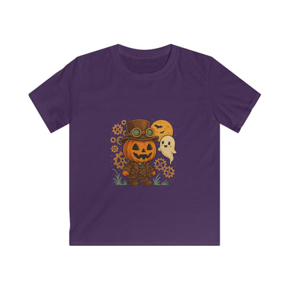 Kids Halloween Tee, Pumpkin Costume T-Shirt, Cute Ghost Shirt, Fall Kids Apparel, Trick or Treat Clothing