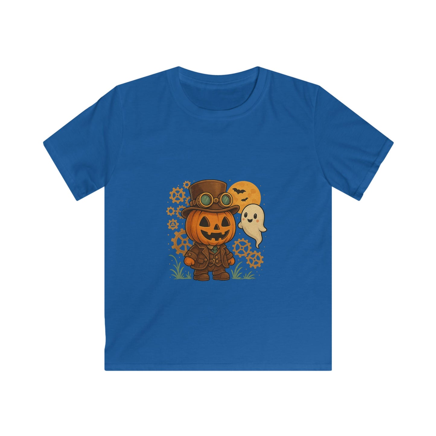 Kids Halloween Tee, Pumpkin Costume T-Shirt, Cute Ghost Shirt, Fall Kids Apparel, Trick or Treat Clothing
