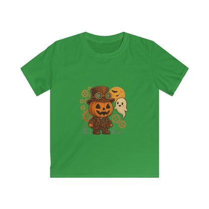 Kids Halloween Tee, Pumpkin Costume T-Shirt, Cute Ghost Shirt, Fall Kids Apparel, Trick or Treat Clothing