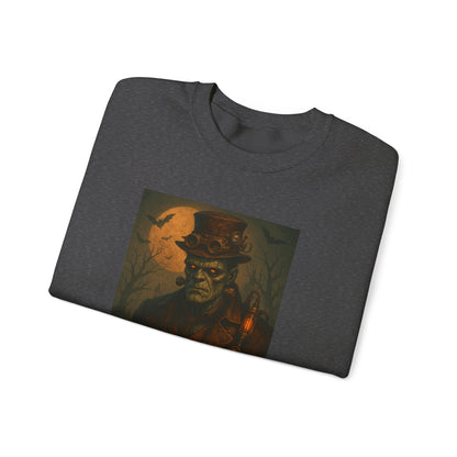 Halloween-Themed Unisex Crewneck Sweatshirt, Spooky Apparel, Autumn Fashion, Warm Fall Clothing, Pumpkin Decor, Seasonal Gift