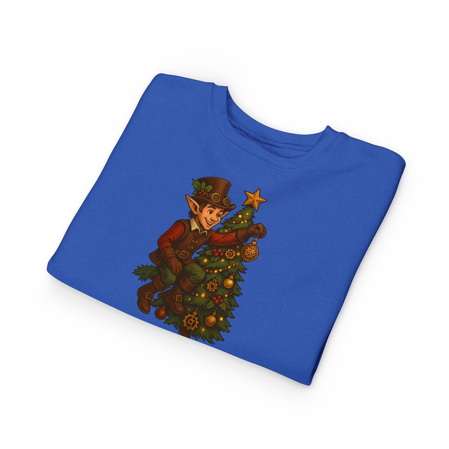 Christmas Elf Toddler Sweatshirt, Cozy Holiday Apparel, Kids Gift, Cute Christmas Sweater, Festive Toddler Clothing, Winter Holiday Outfit