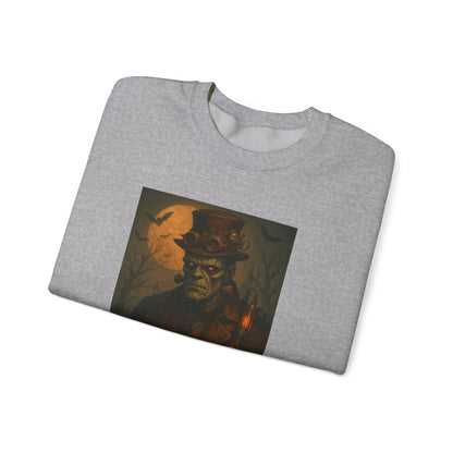 Halloween-Themed Unisex Crewneck Sweatshirt, Spooky Apparel, Autumn Fashion, Warm Fall Clothing, Pumpkin Decor, Seasonal Gift