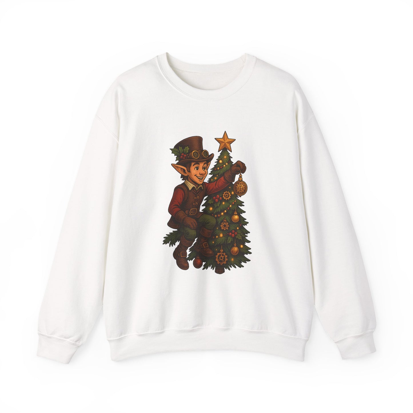 Whimsical Elf Christmas Sweatshirt | Holiday Gift, Festive Apparel, Cozy Crewneck, Christmas Sweater, Holiday Vibes
