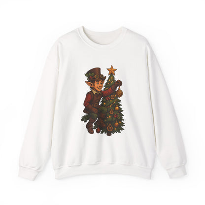 Whimsical Elf Christmas Sweatshirt | Holiday Gift, Festive Apparel, Cozy Crewneck, Christmas Sweater, Holiday Vibes