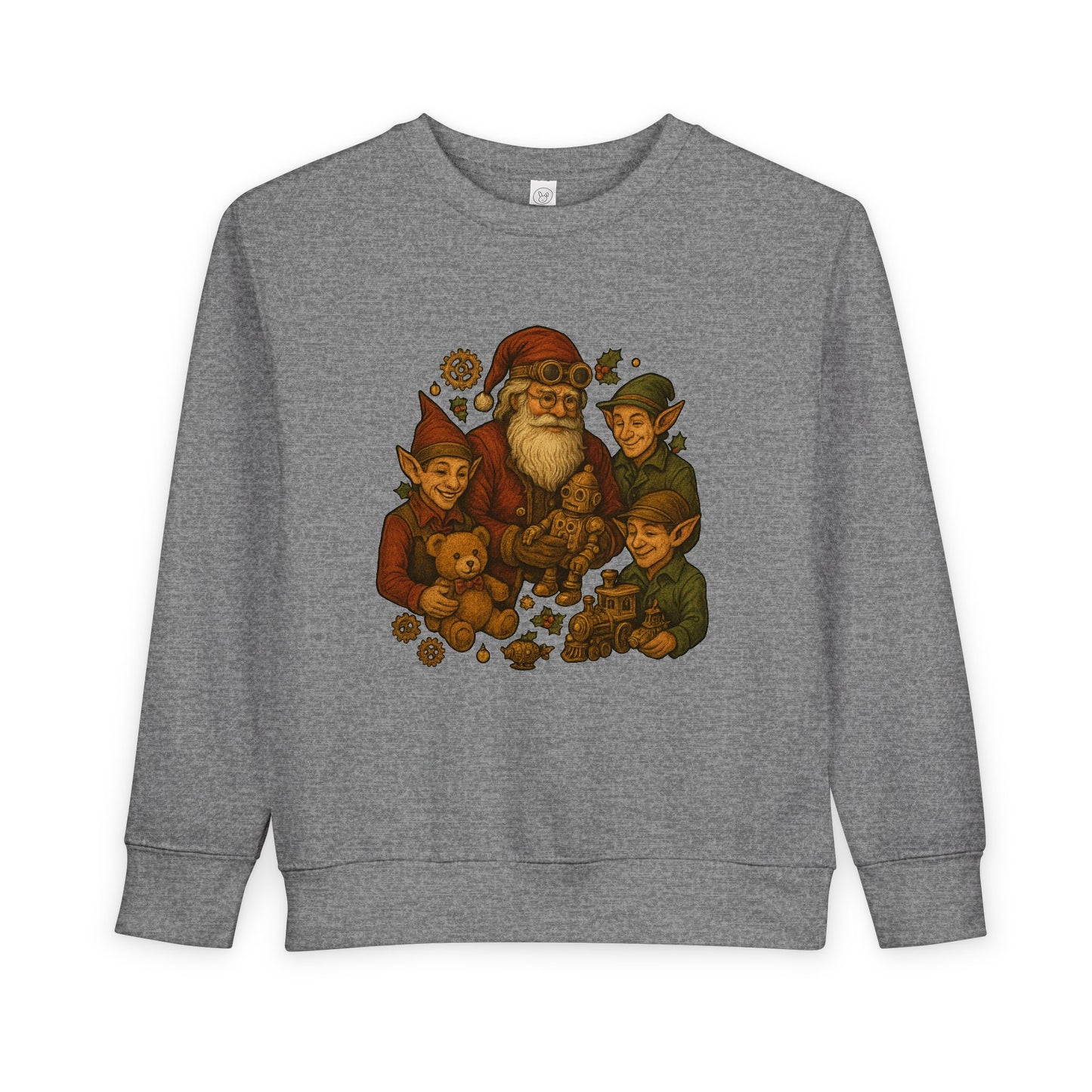 Cozy Santa Elf Toddler Sweatshirt, Cute Kids Pullover, Christmas Gift, Holiday Apparel, Preschool Shirt, Winter Fashion