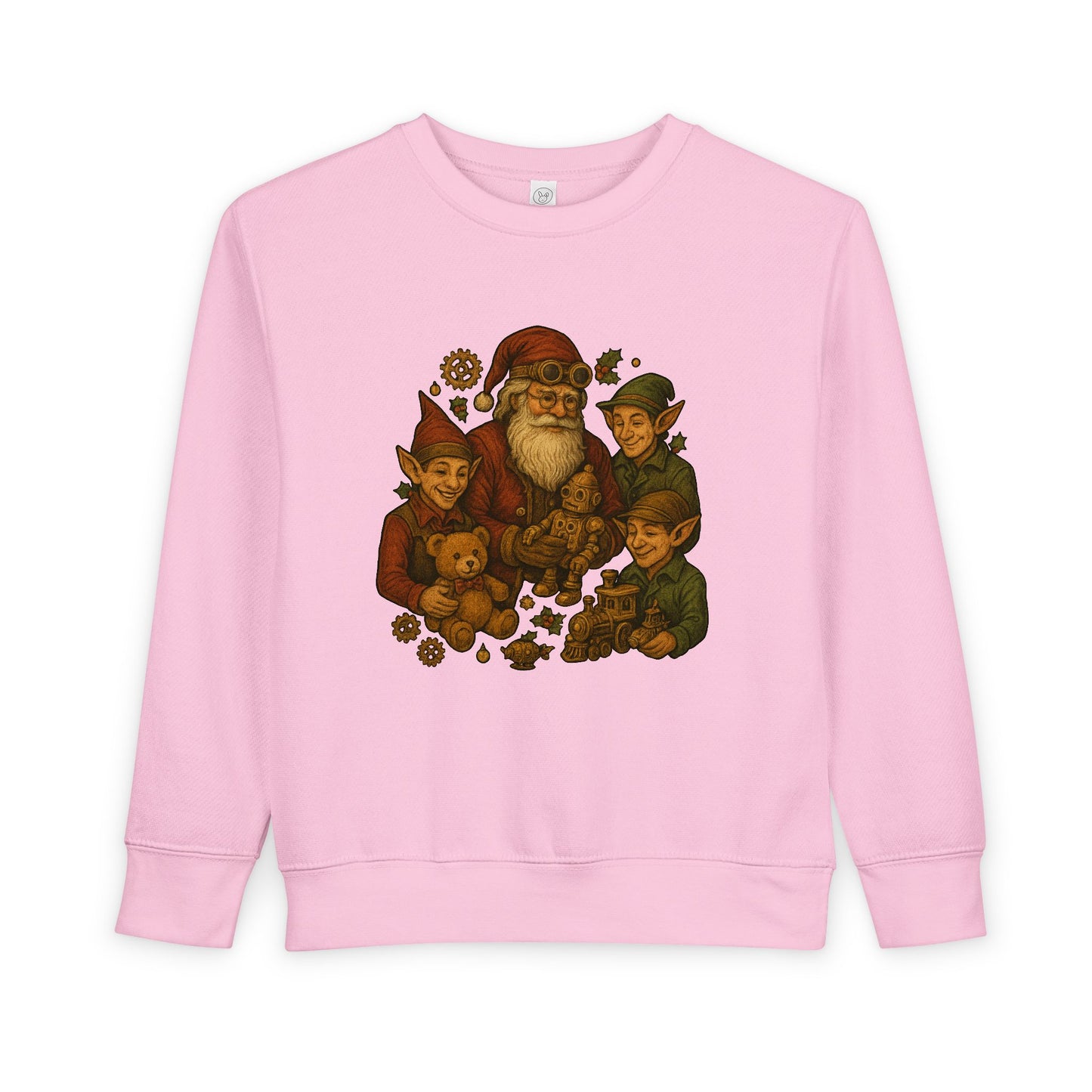 Cozy Santa Elf Toddler Sweatshirt, Cute Kids Pullover, Christmas Gift, Holiday Apparel, Preschool Shirt, Winter Fashion
