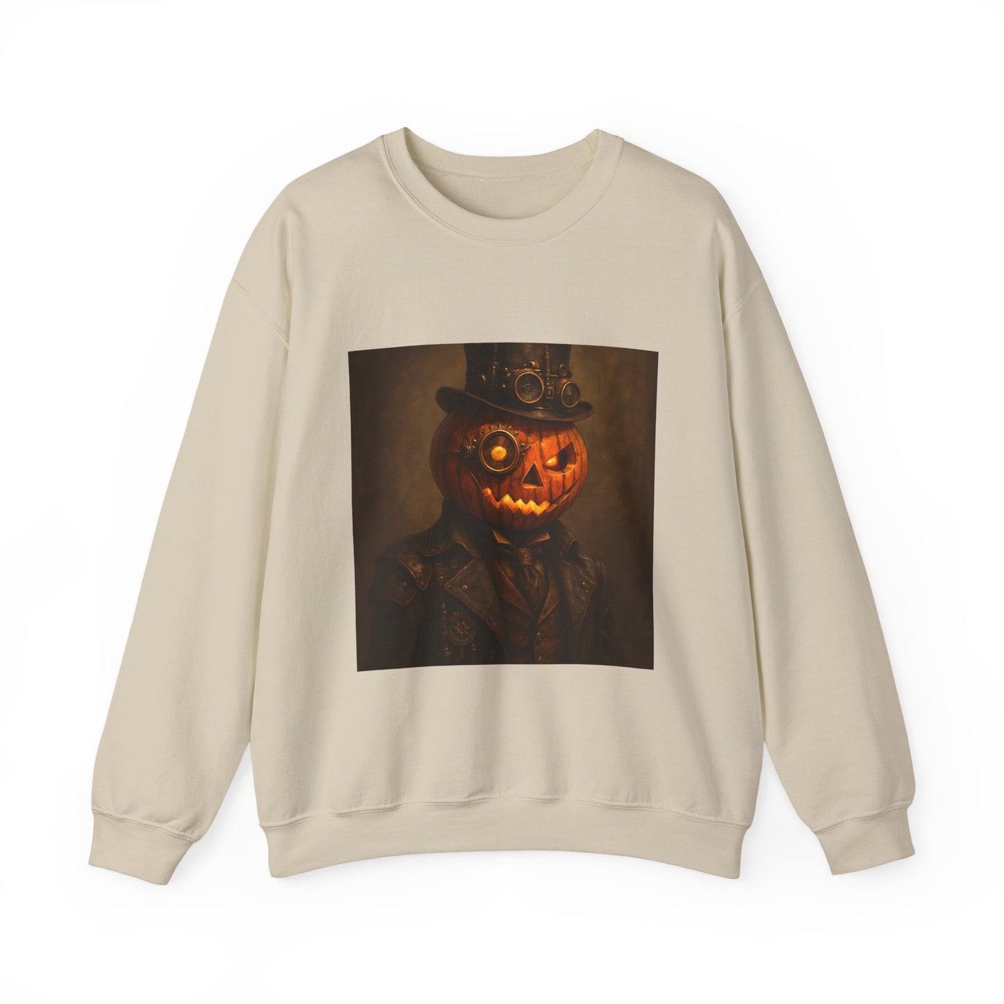 Halloween Pumpkin Art Crewneck Sweatshirt, Cozy Fall Fashion, Pumpkin Lover Gift, Unisex Sweater for Halloween, Unique Sweatshirt Gift
