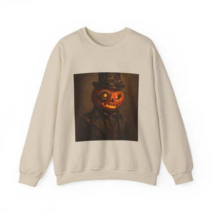 Halloween Pumpkin Art Crewneck Sweatshirt, Cozy Fall Fashion, Pumpkin Lover Gift, Unisex Sweater for Halloween, Unique Sweatshirt Gift