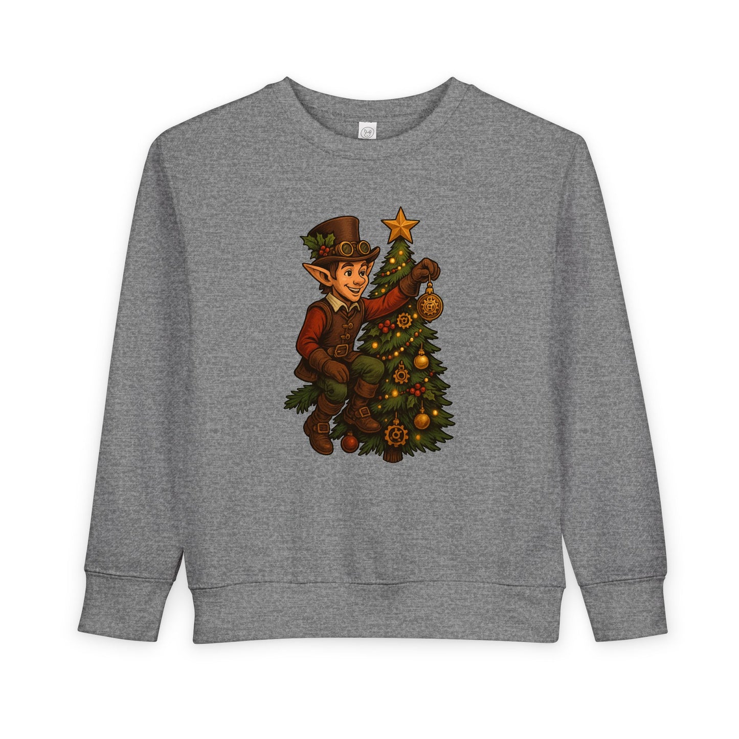 Christmas Elf Toddler Sweatshirt, Cozy Holiday Apparel, Kids Gift, Cute Christmas Sweater, Festive Toddler Clothing, Winter Holiday Outfit