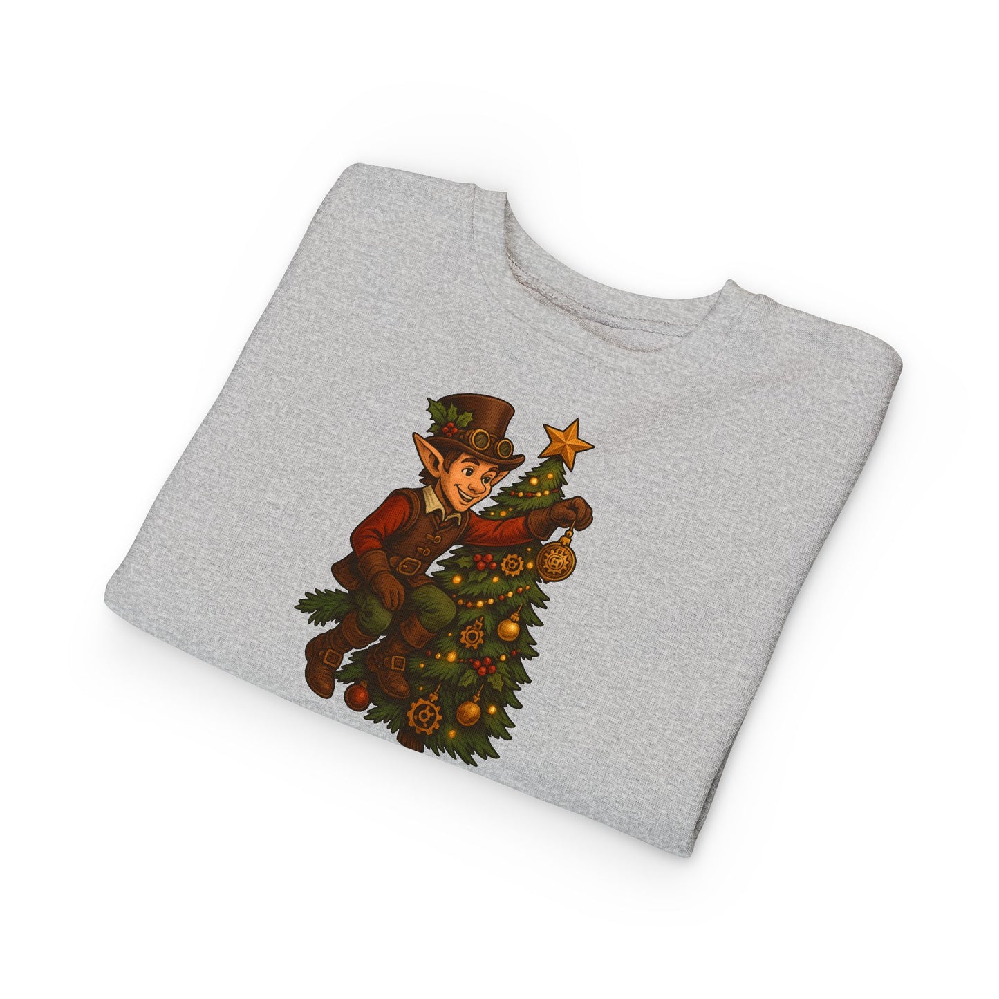 Christmas Elf Toddler Sweatshirt, Cozy Holiday Apparel, Kids Gift, Cute Christmas Sweater, Festive Toddler Clothing, Winter Holiday Outfit