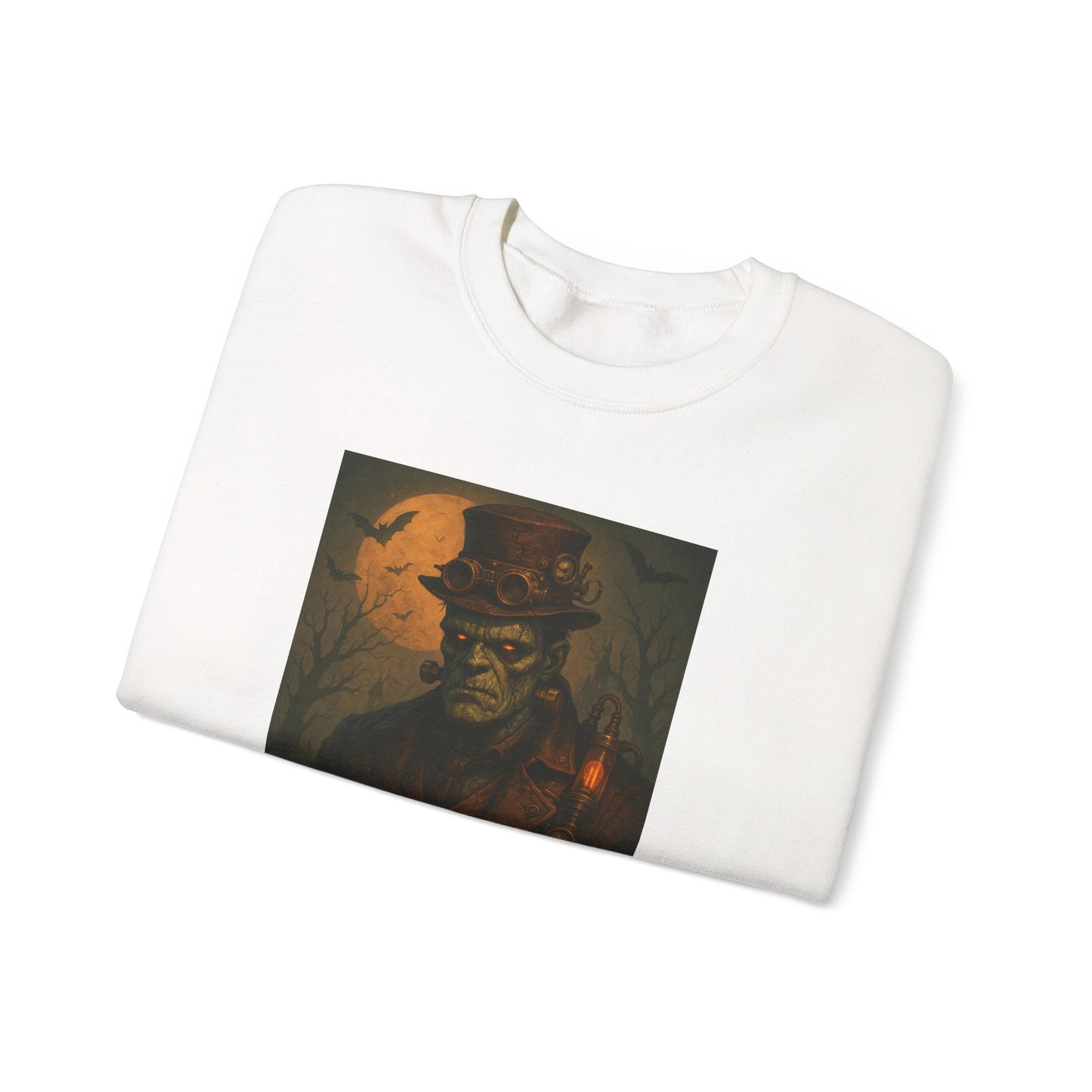 Halloween-Themed Unisex Crewneck Sweatshirt, Spooky Apparel, Autumn Fashion, Warm Fall Clothing, Pumpkin Decor, Seasonal Gift
