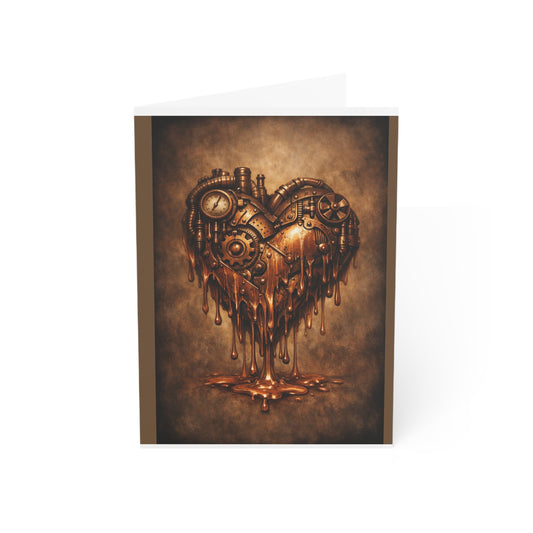 Romantic Steampunk Valentine's Card — My Heart Melts For You