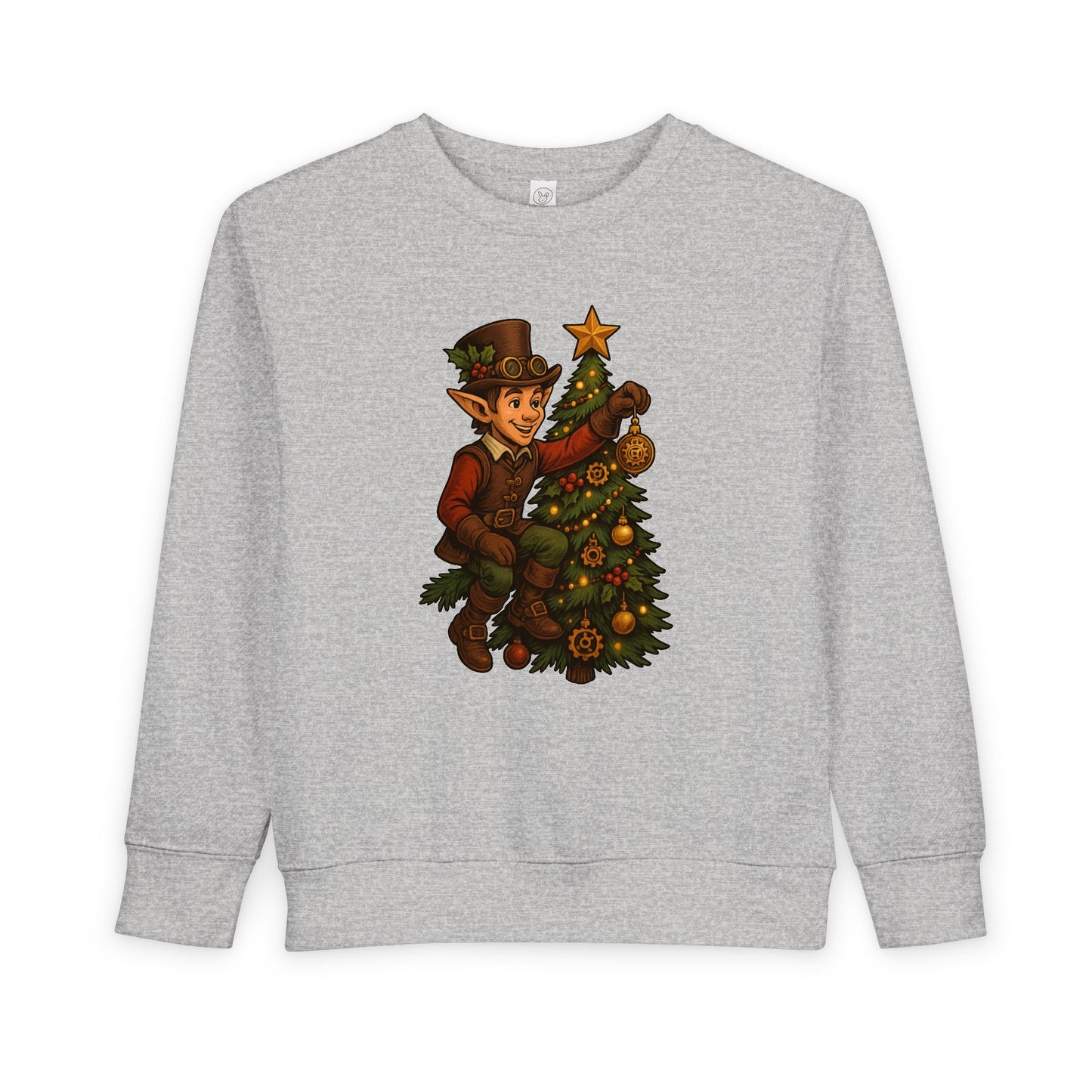 Christmas Elf Toddler Sweatshirt, Cozy Holiday Apparel, Kids Gift, Cute Christmas Sweater, Festive Toddler Clothing, Winter Holiday Outfit