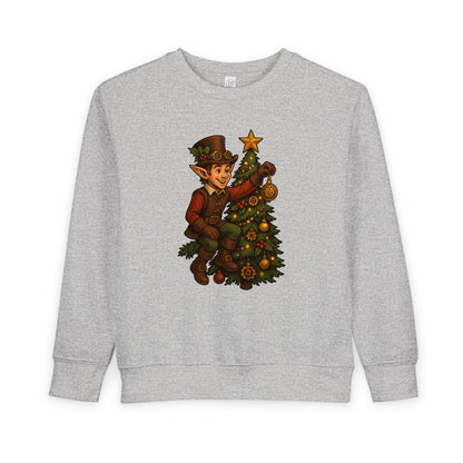Christmas Elf Toddler Sweatshirt, Cozy Holiday Apparel, Kids Gift, Cute Christmas Sweater, Festive Toddler Clothing, Winter Holiday Outfit