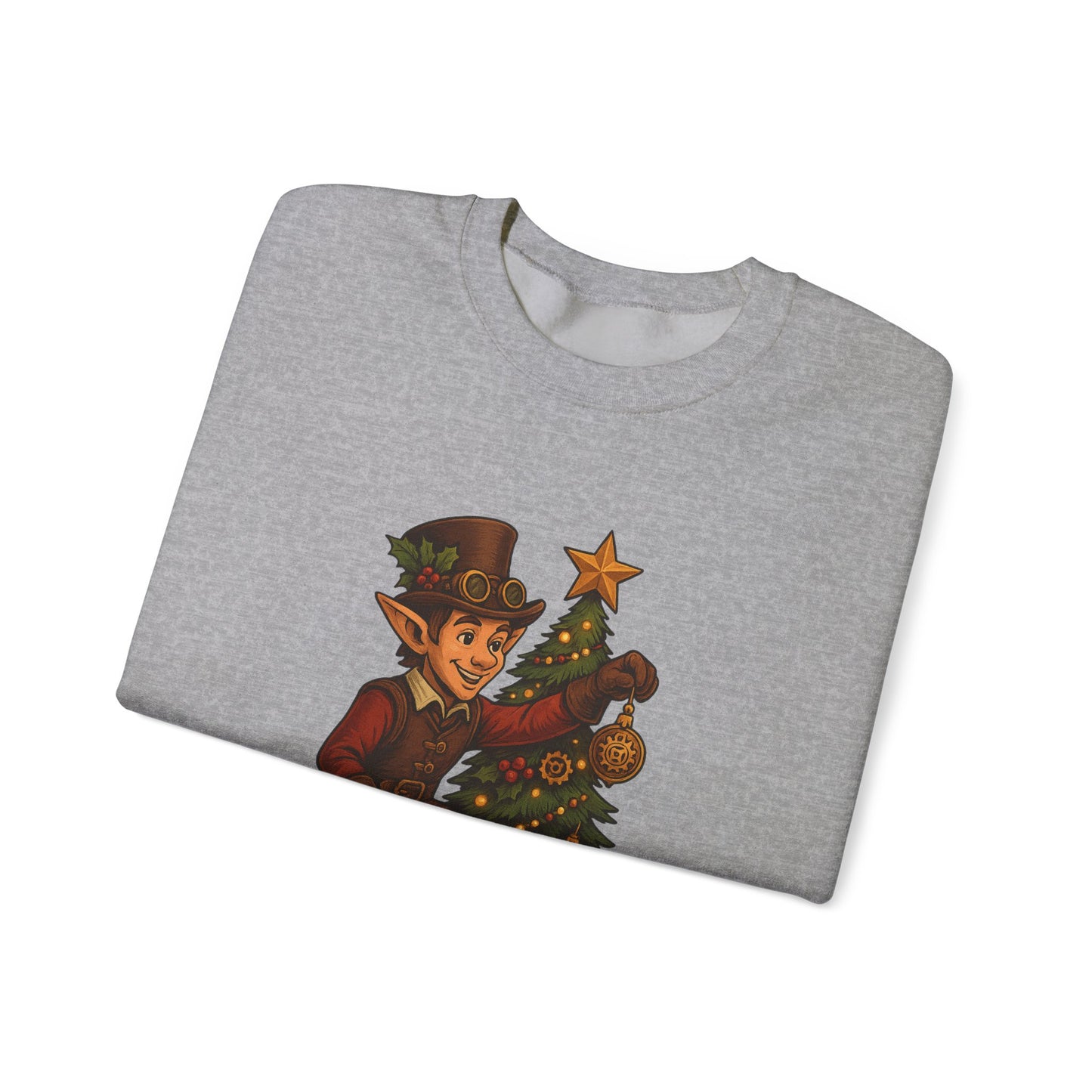 Whimsical Elf Christmas Sweatshirt | Holiday Gift, Festive Apparel, Cozy Crewneck, Christmas Sweater, Holiday Vibes