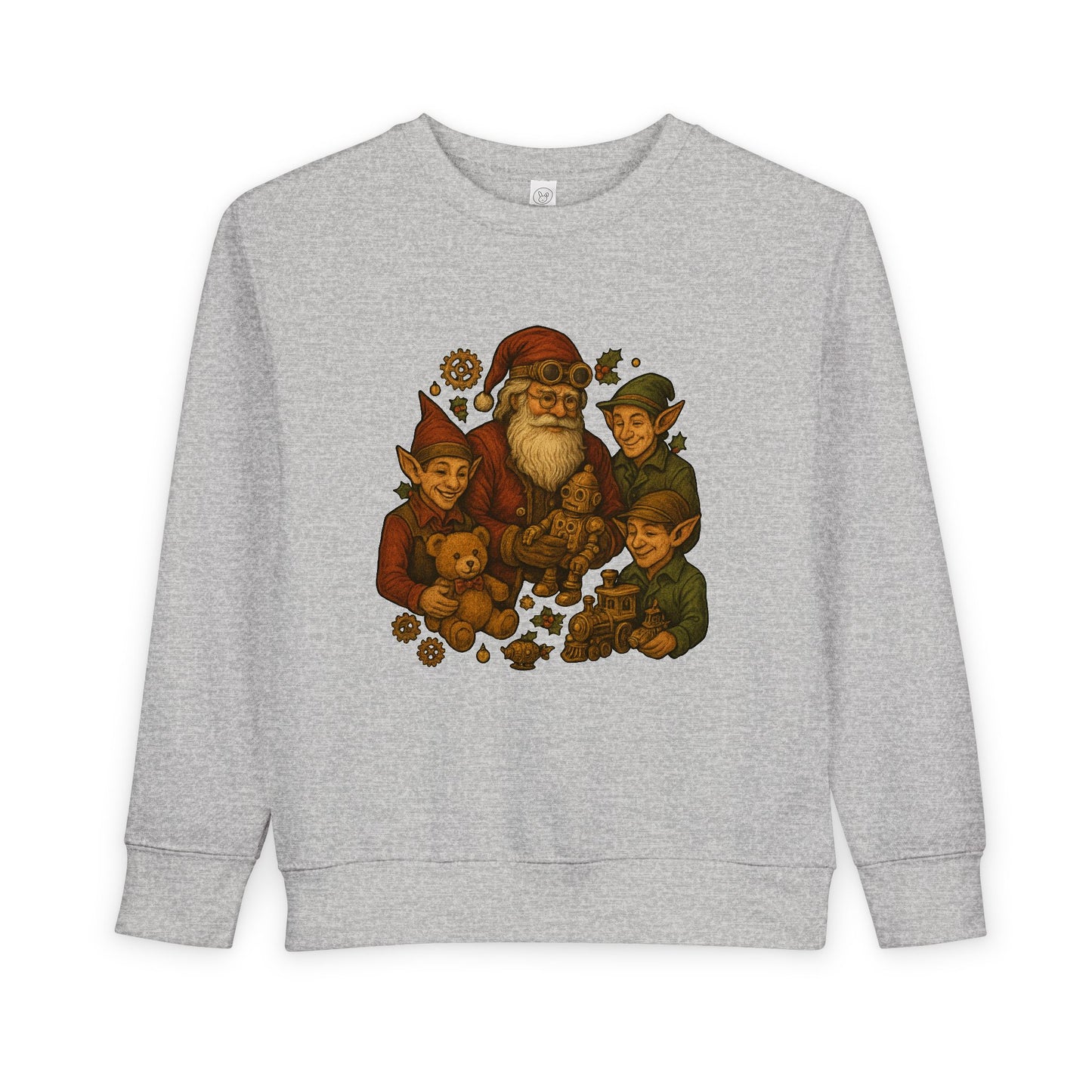 Cozy Santa Elf Toddler Sweatshirt, Cute Kids Pullover, Christmas Gift, Holiday Apparel, Preschool Shirt, Winter Fashion