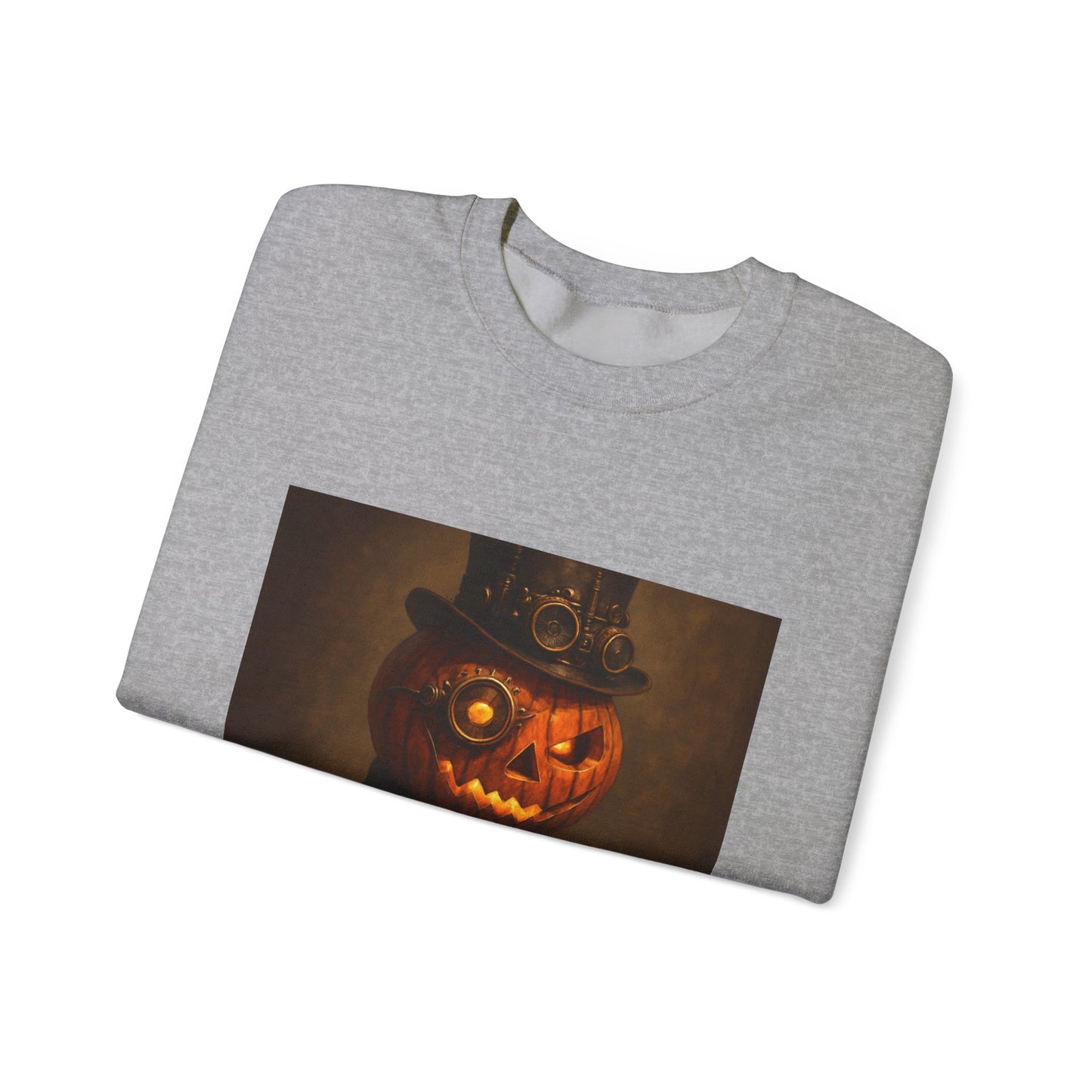 Halloween Pumpkin Art Crewneck Sweatshirt, Cozy Fall Fashion, Pumpkin Lover Gift, Unisex Sweater for Halloween, Unique Sweatshirt Gift