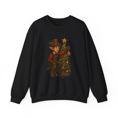 Whimsical Elf Christmas Sweatshirt | Holiday Gift, Festive Apparel, Cozy Crewneck, Christmas Sweater, Holiday Vibes