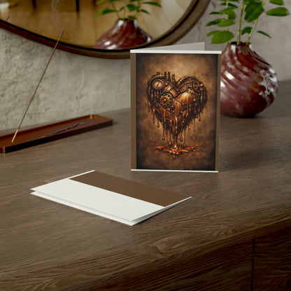 Romantic Steampunk Valentine's Card — My Heart Melts For You