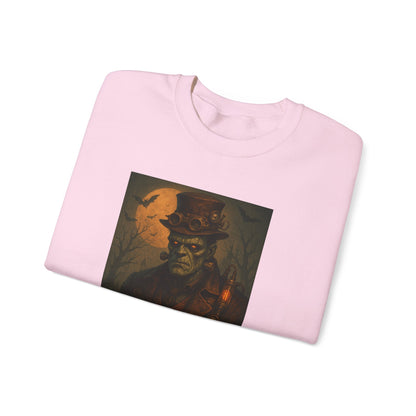 Halloween-Themed Unisex Crewneck Sweatshirt, Spooky Apparel, Autumn Fashion, Warm Fall Clothing, Pumpkin Decor, Seasonal Gift