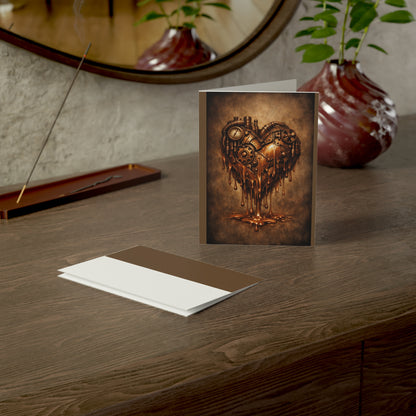 Romantic Steampunk Valentine's Card — My Heart Melts For You