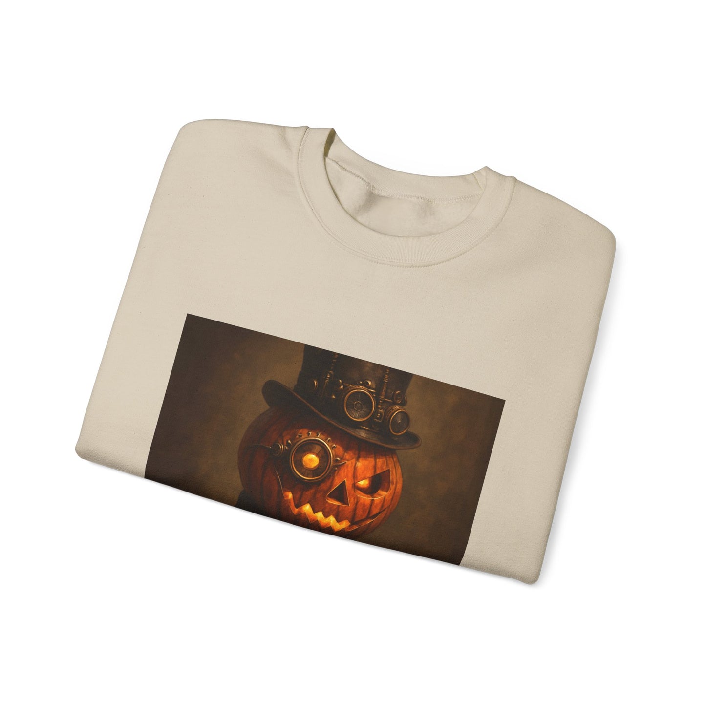 Halloween Pumpkin Art Crewneck Sweatshirt, Cozy Fall Fashion, Pumpkin Lover Gift, Unisex Sweater for Halloween, Unique Sweatshirt Gift