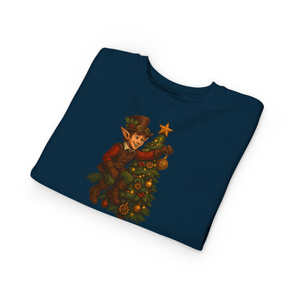 Christmas Elf Toddler Sweatshirt, Cozy Holiday Apparel, Kids Gift, Cute Christmas Sweater, Festive Toddler Clothing, Winter Holiday Outfit