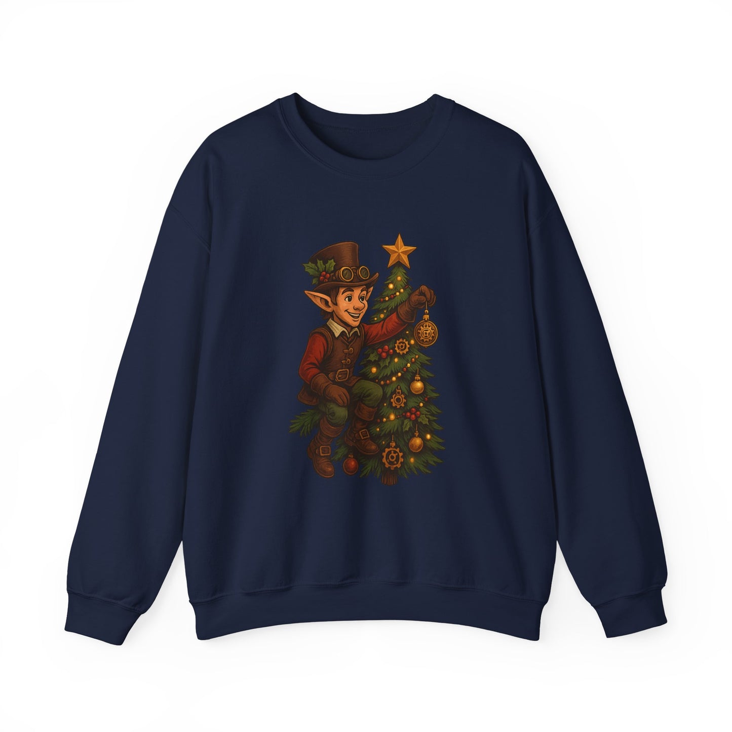 Whimsical Elf Christmas Sweatshirt | Holiday Gift, Festive Apparel, Cozy Crewneck, Christmas Sweater, Holiday Vibes
