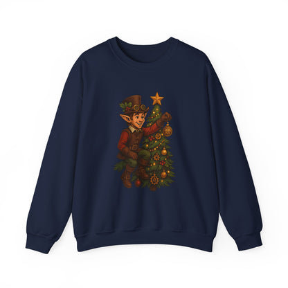 Whimsical Elf Christmas Sweatshirt | Holiday Gift, Festive Apparel, Cozy Crewneck, Christmas Sweater, Holiday Vibes