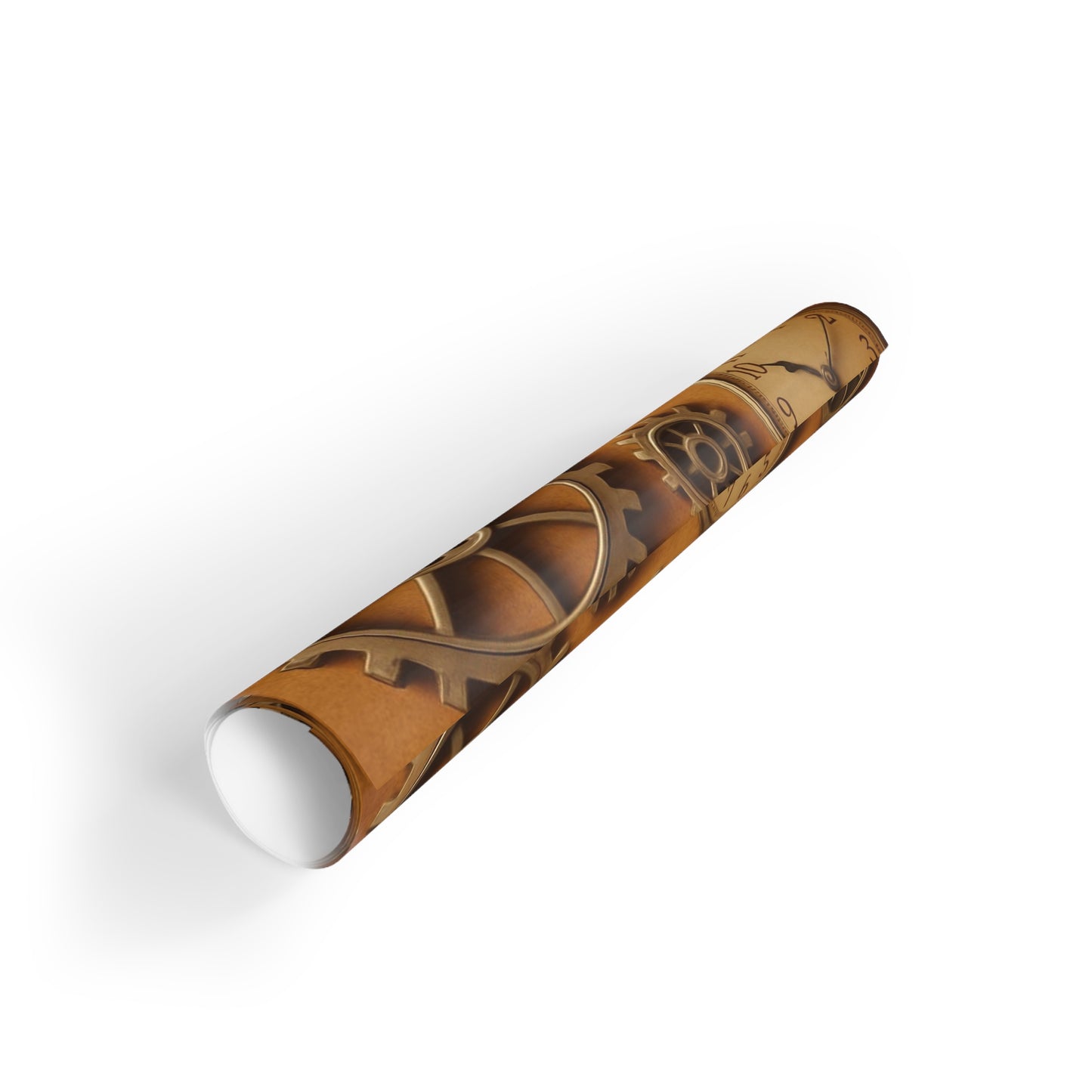 Steampunk-Themed Gift Wrapping Paper Roll, Vintage Mechanical Design for All Occasions, Birthday, Holiday, DIY Crafts, Unique Gift Wrap