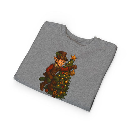Christmas Elf Toddler Sweatshirt, Cozy Holiday Apparel, Kids Gift, Cute Christmas Sweater, Festive Toddler Clothing, Winter Holiday Outfit