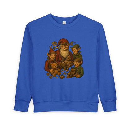 Cozy Santa Elf Toddler Sweatshirt, Cute Kids Pullover, Christmas Gift, Holiday Apparel, Preschool Shirt, Winter Fashion