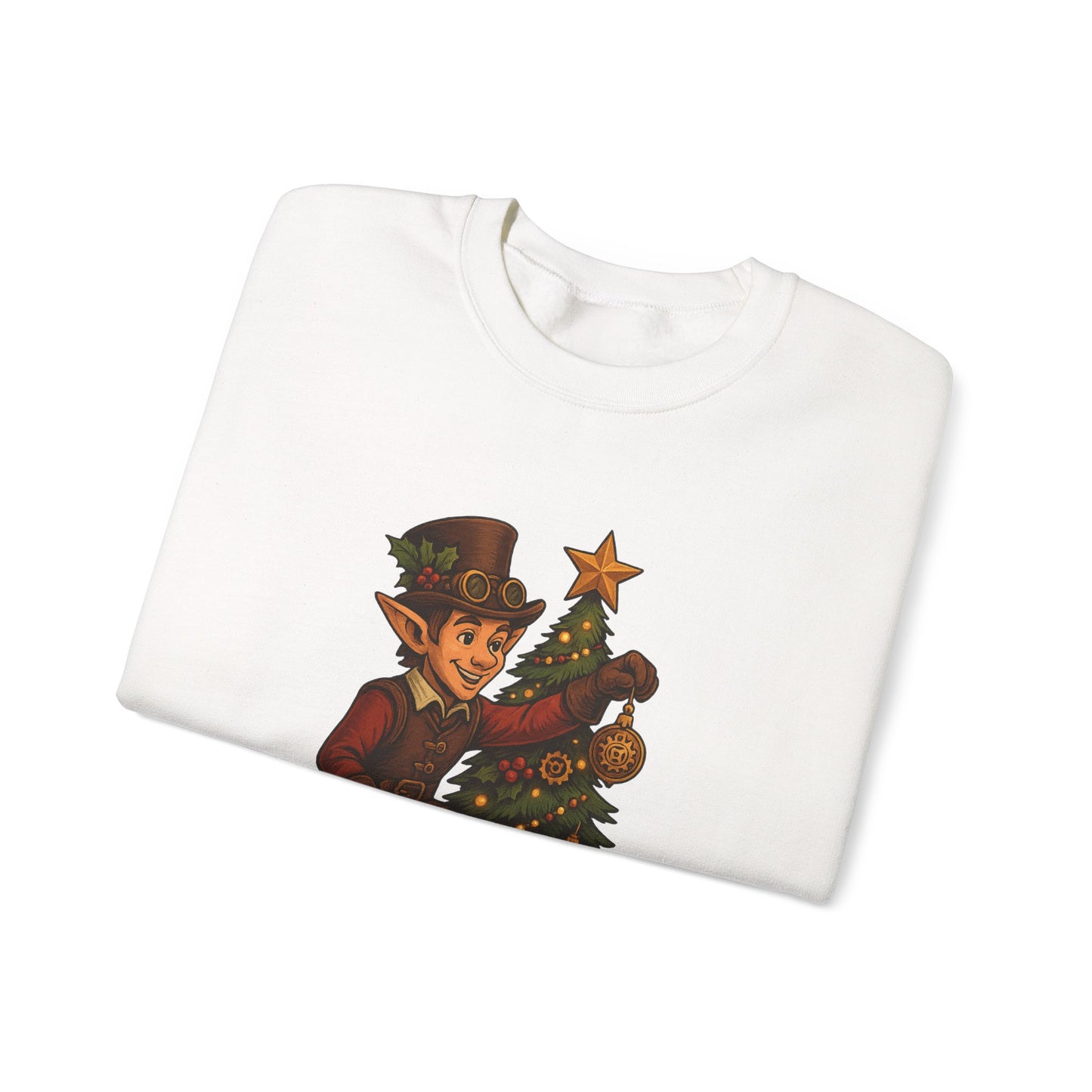 Whimsical Elf Christmas Sweatshirt | Holiday Gift, Festive Apparel, Cozy Crewneck, Christmas Sweater, Holiday Vibes