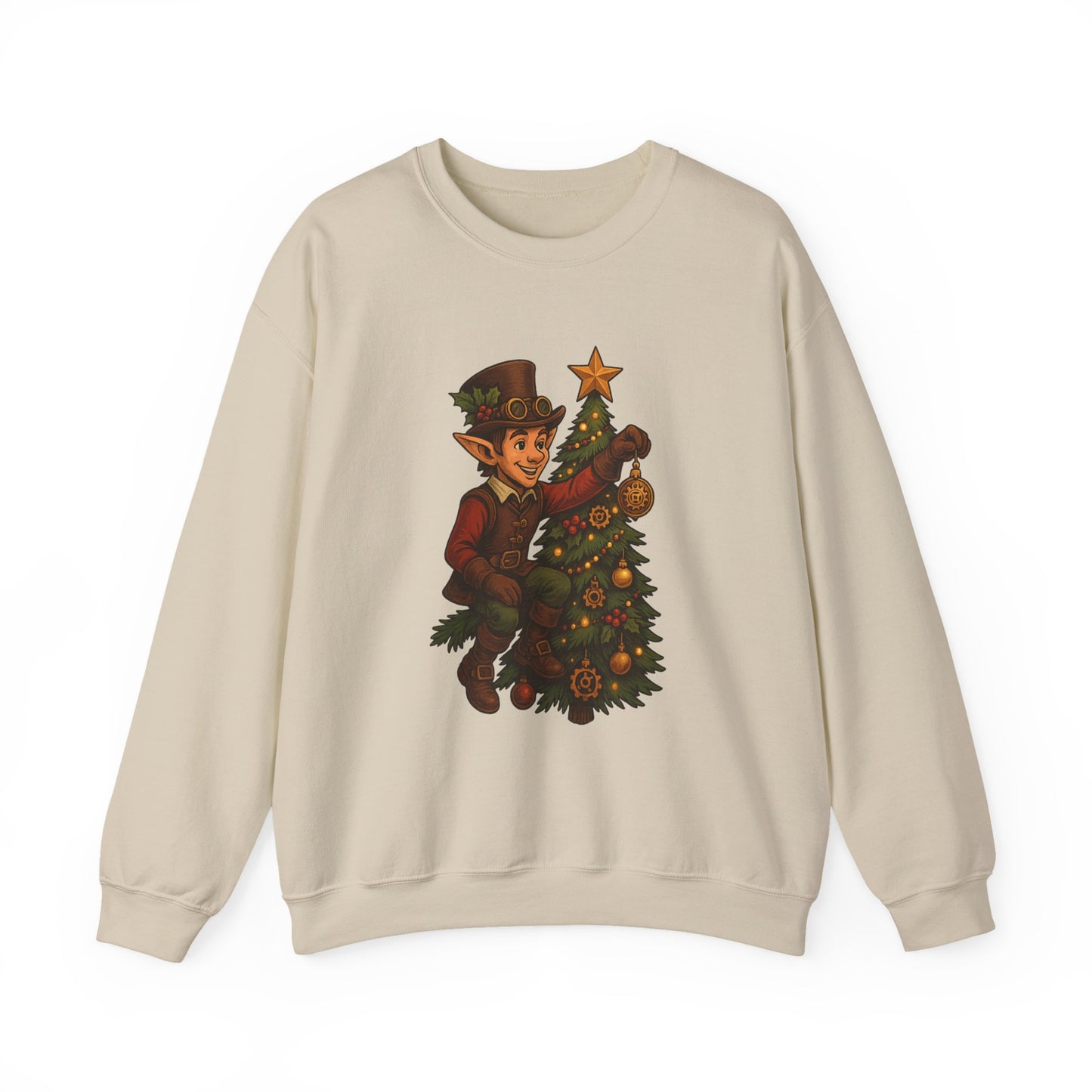 Whimsical Elf Christmas Sweatshirt | Holiday Gift, Festive Apparel, Cozy Crewneck, Christmas Sweater, Holiday Vibes