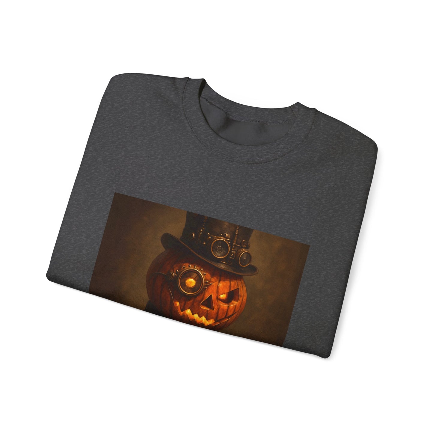 Halloween Pumpkin Art Crewneck Sweatshirt, Cozy Fall Fashion, Pumpkin Lover Gift, Unisex Sweater for Halloween, Unique Sweatshirt Gift
