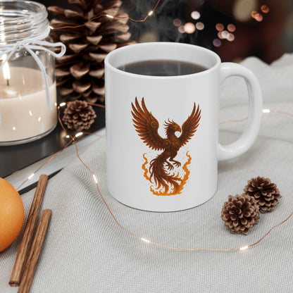 Coffee Mug - Strength from Fire and Rebirth from Ice